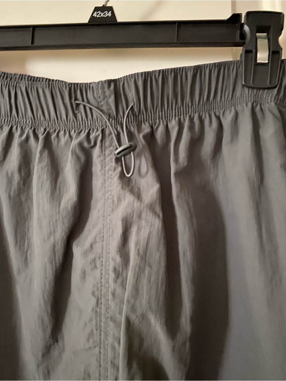 Blue gray “parachute” style maxi skirt w side pockets worn once - Picture 2 of 3